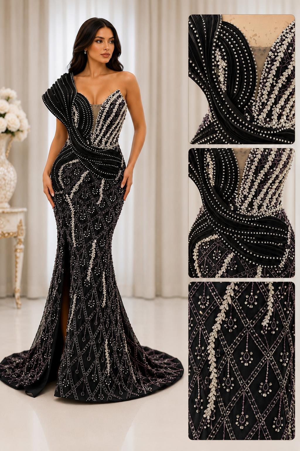 Midnight Crystal Couture 